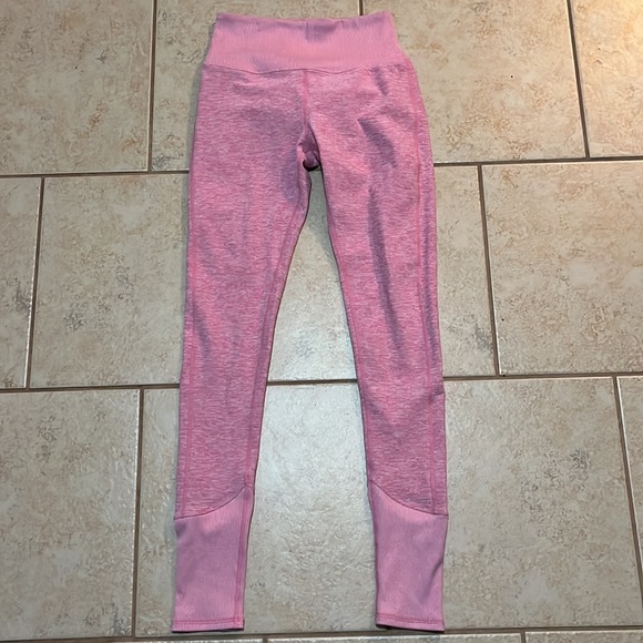 ALO Yoga Alosoft High Waisted Lounge Leggings Parisian Pink Heather Size Small - Picture 2 of 16